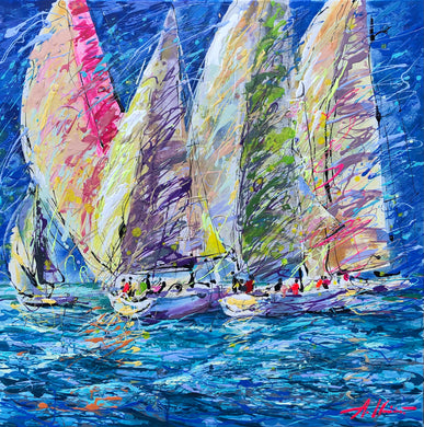 Sails in the sea