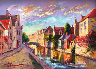 Canals in Bruges 30x40cm
