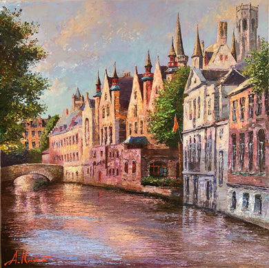 Towers of Bruges 50x50cm