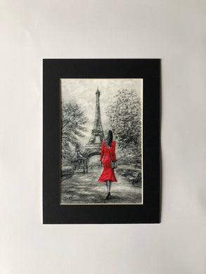 A4 print Paris Eifel tower